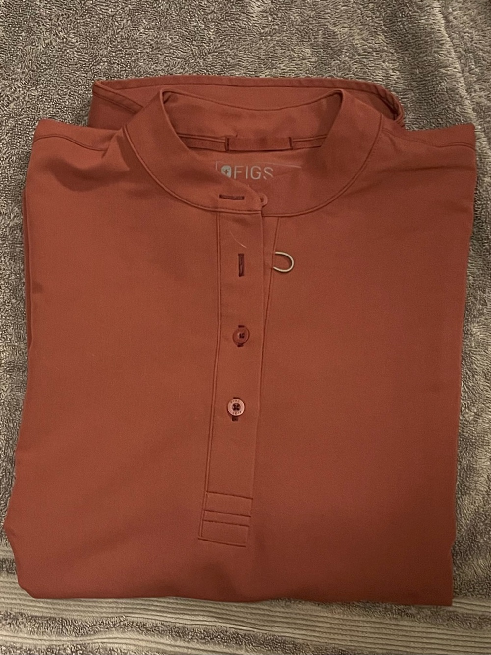 Figs Dark Cherry Manila Top